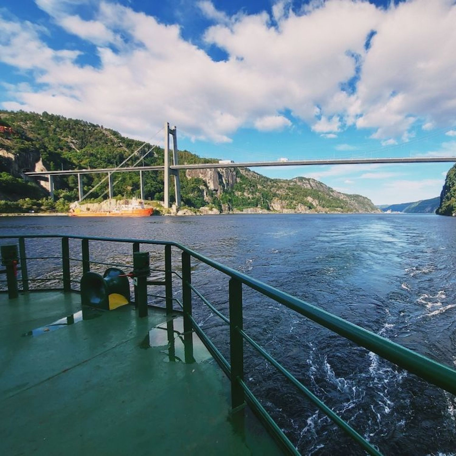 View on board our vessels