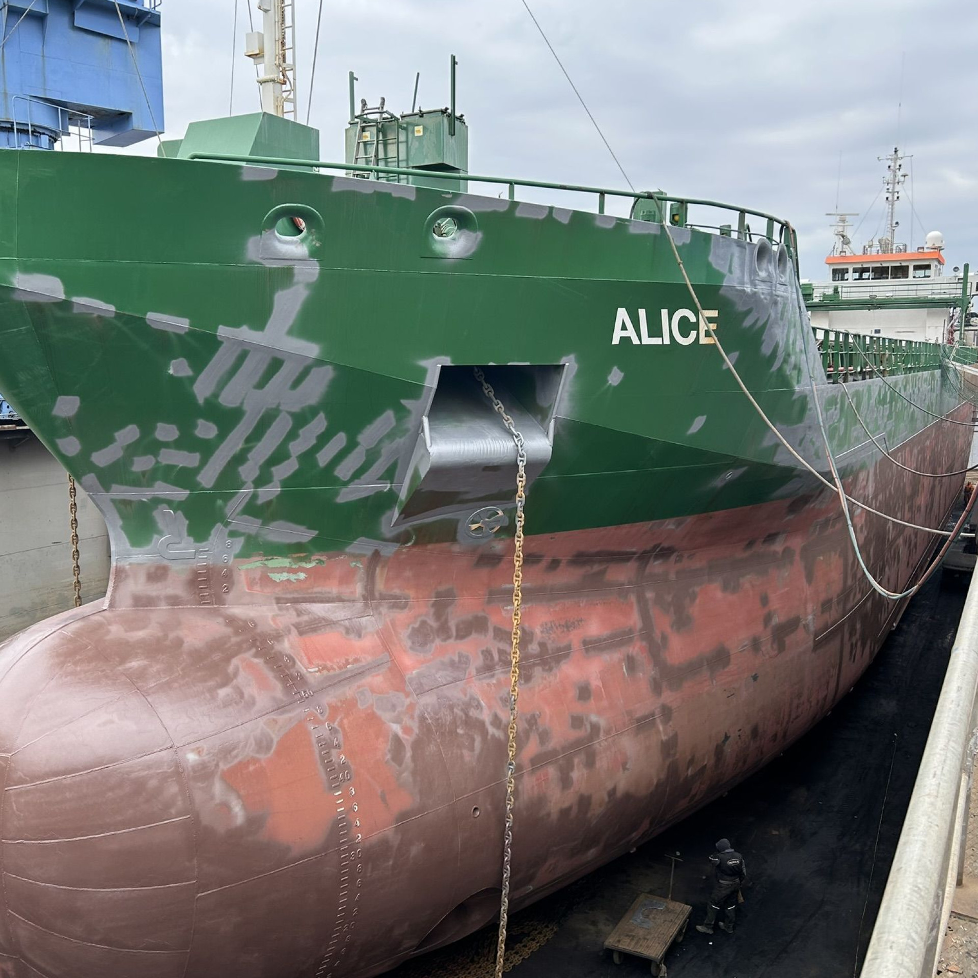Technical management during docking