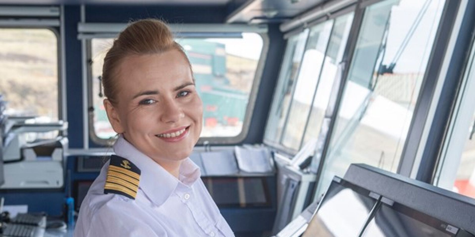 Joanna Makal captain working at MF Shipping Group