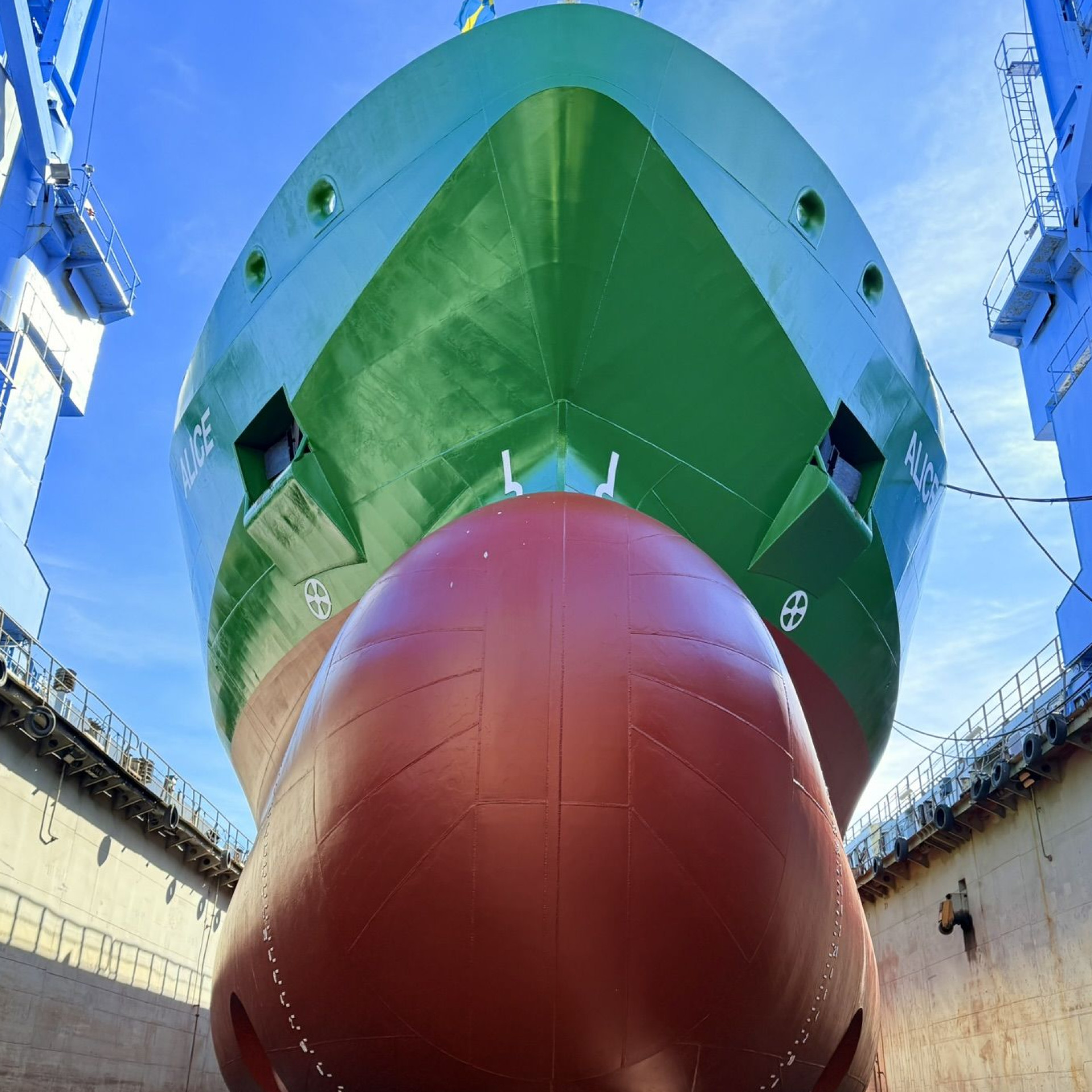 Alice after docking