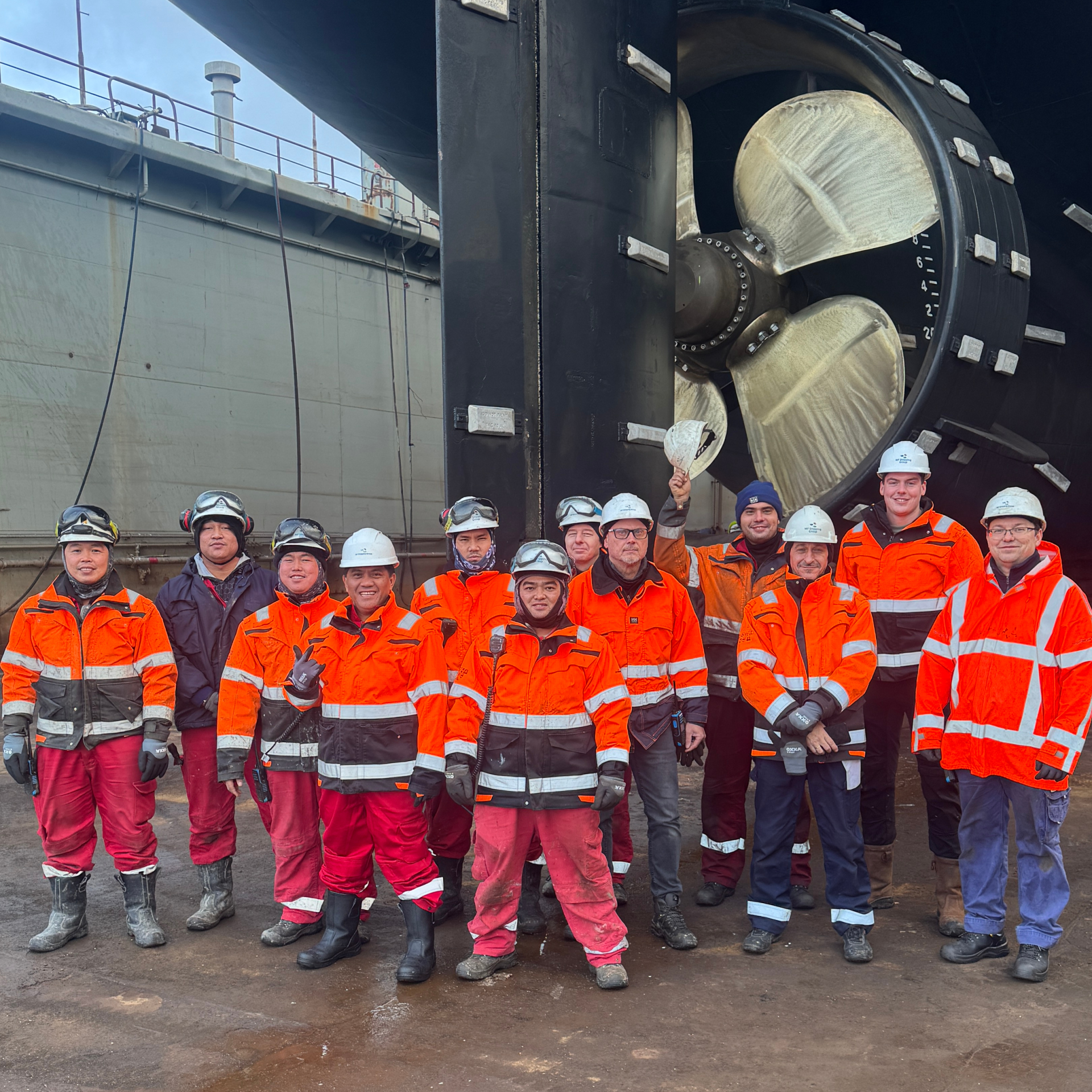 Technical management during docking