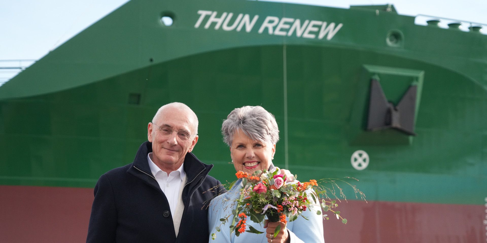 Marga de Mol met partner