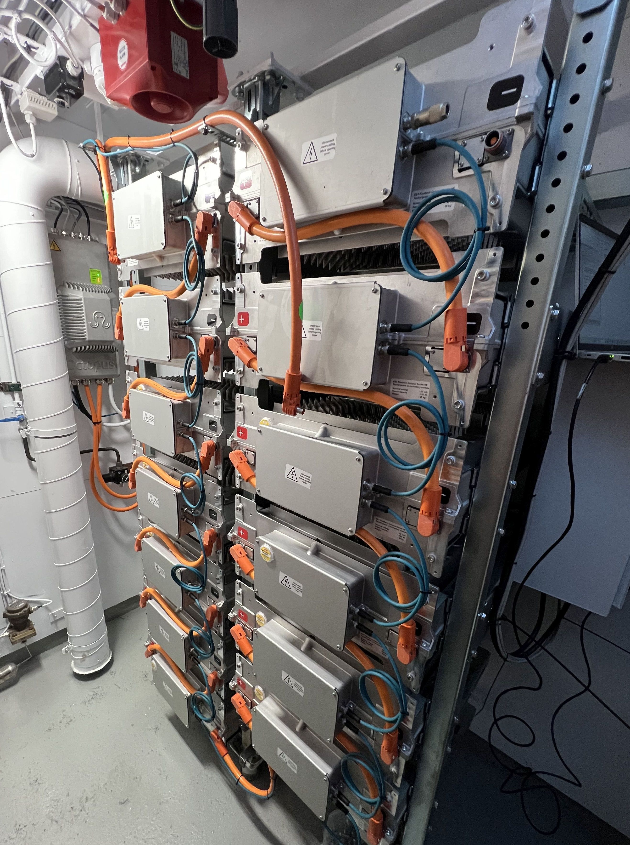 Batteries control room